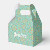 Floral Pattern - Favor Box Bedankdoosjes (Voorkant Zijde)