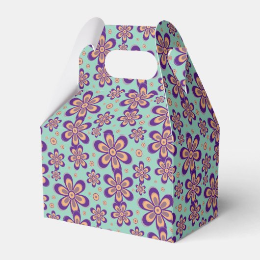 Floral Pattern - Favor Box Bedankdoosjes (Achterkant)