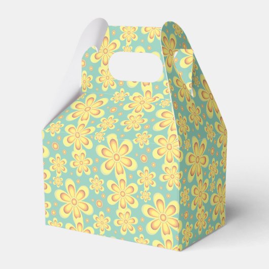 Floral Pattern - Favor Box Bedankdoosjes (Achterkant)