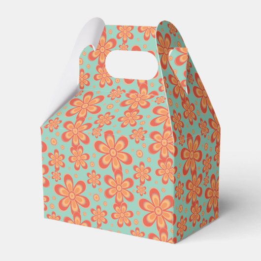 Floral Pattern - Favor Box Bedankdoosjes (Achterkant)