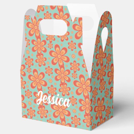 Floral Pattern - Favor Box Bedankdoosjes (Geopend)