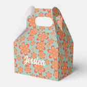 Floral Pattern - Favor Box Bedankdoosjes (Voorkant Zijde)