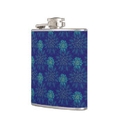 Floral Pattern Flask Heupfles (Links)