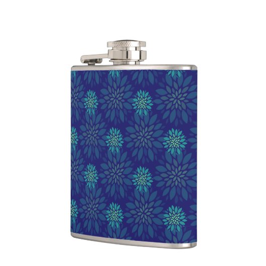 Floral Pattern Flask Heupfles (Links)
