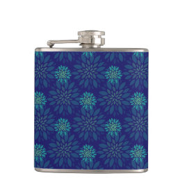 Floral Pattern Flask Heupfles