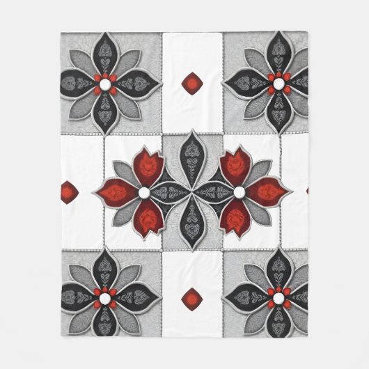 Floral Pattern Fleece (Voorkant)