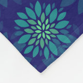 Floral Pattern Fleece Blanket (Hoek)