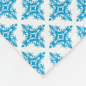 Floral Pattern Fleece Deken (Hoek)