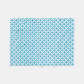 Floral Pattern Fleece Deken (Voorkant (Horizontaal))