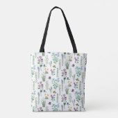 Floral Pattern Flowers | CANVAS TAS (Achterkant)