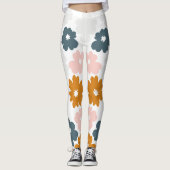 Floral Pattern Flowers Leggings (Voorkant)