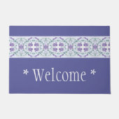 Floral Pattern Gedetailleerd Deurmat (Voorkant)