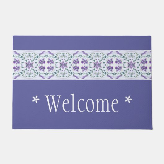 Floral Pattern Gedetailleerd Deurmat (Voorkant)