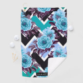 Floral Pattern Golfhanddoek (Insitu)