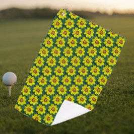 Floral Pattern Golfhanddoek