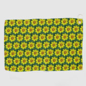 Floral Pattern Golfhanddoek (Horizontaal)