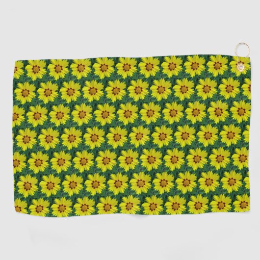 Floral Pattern Golfhanddoek (Horizontaal)