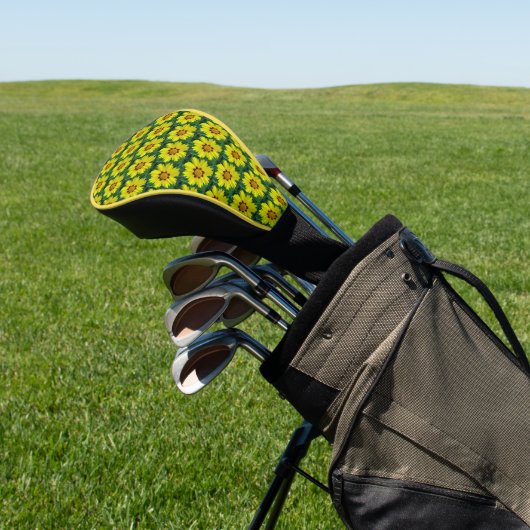 Floral Pattern Golfheadcover (Insitu)