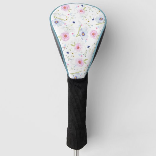  Floral Pattern Golfheadcover (Voorkant)