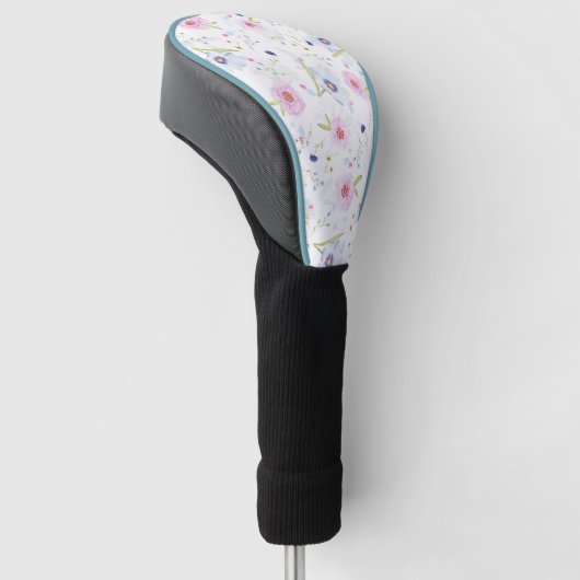  Floral Pattern Golfheadcover (Schuin)