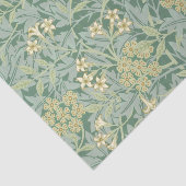 Floral Pattern Green Tissue Paper William Morris Tissuepapier (Detail)