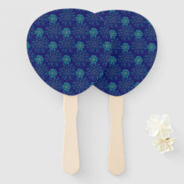 Floral Pattern Hand Fan Handwaaier