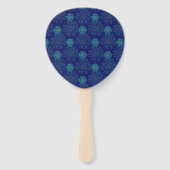 Floral Pattern Hand Fan Handwaaier (Achterkant)