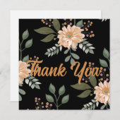 Floral Pattern Hartelijk dank (Voorkant / Achterkant)