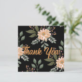 Floral Pattern Hartelijk dank (Staand voorkant)