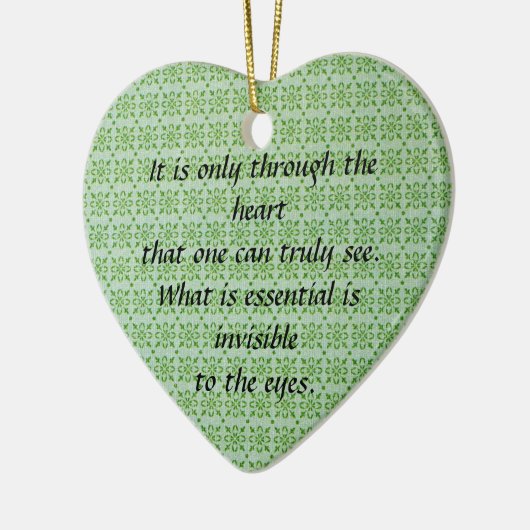Floral Pattern Heart Ornament (Links)