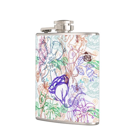 Floral Pattern Heupfles (Links)