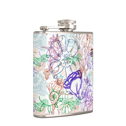 Floral Pattern Heupfles (Rechts)