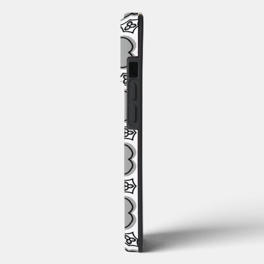 Floral Pattern Hoesje-Mate iPhone Case (Achterkant / Links)