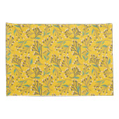 Floral Pattern in  delicate branches and buds Kussensloop (Achterkant-Rechts)