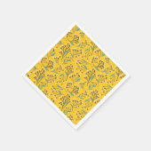 Floral Pattern in  delicate branches and buds Servet (Hoek)