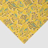 Floral Pattern in  delicate branches and buds Tissuepapier (Detail)