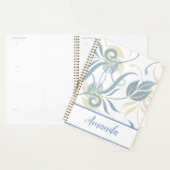 Floral Pattern in Slate Blue Planner (Display)