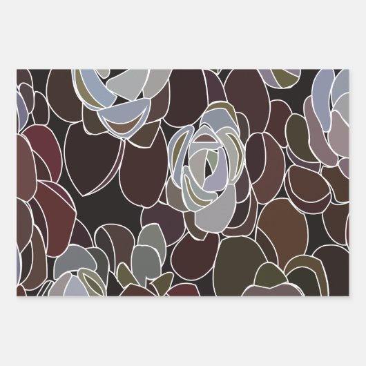 Floral Pattern Inpakpapier Vel (Voorkant 3)