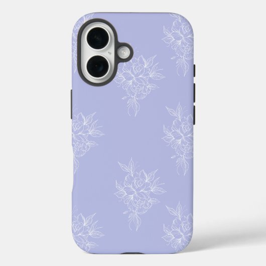 Floral Pattern iPhone Case | Cadeau voor haar (Achterkant)