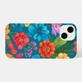 Floral Pattern iPhone Hoesje (Achterkant horizontaal)