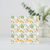 Floral Pattern Kaart (Staand voorkant)