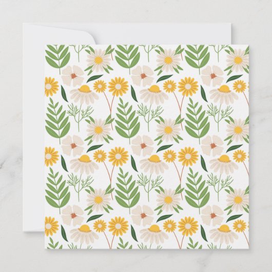 Floral Pattern Kaart (Voorkant)