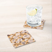 Floral Pattern Kartonnen Onderzetters (Insitu)