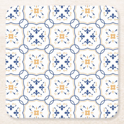 Floral Pattern Kartonnen Onderzetters (Voorkant)