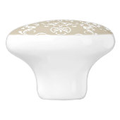 Floral Pattern Keramische Knop (Zijkant)