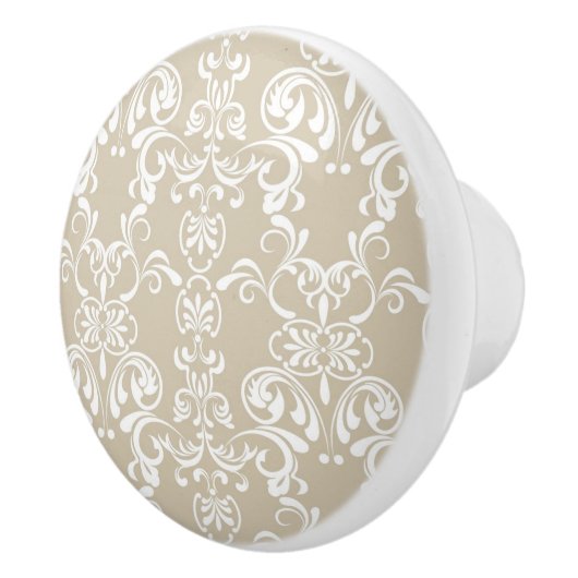 Floral Pattern Keramische Knop (Rechts)