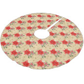 Floral Pattern Kerstboom Rok (Gekanteld)