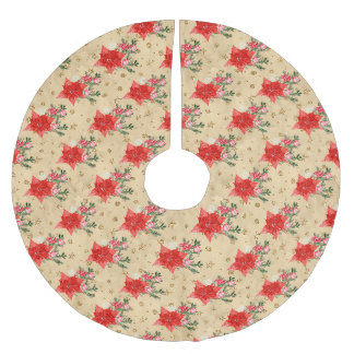 Floral Pattern Kerstboom Rok