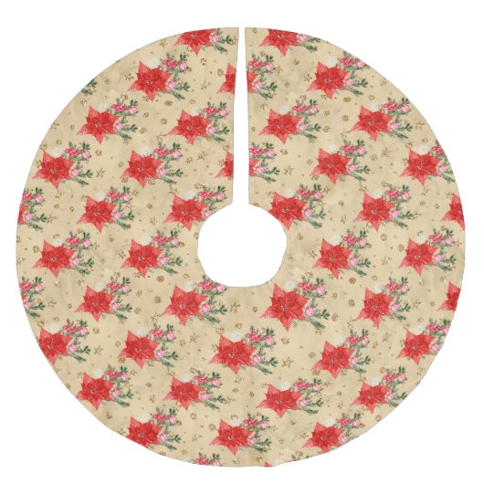 Floral Pattern Kerstboom Rok (Voorkant)
