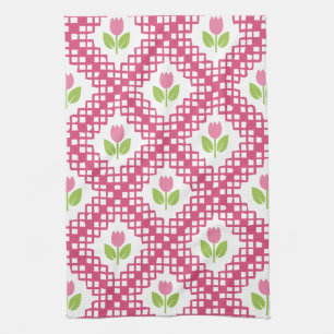 Floral Pattern Kitchen Towel Theedoek